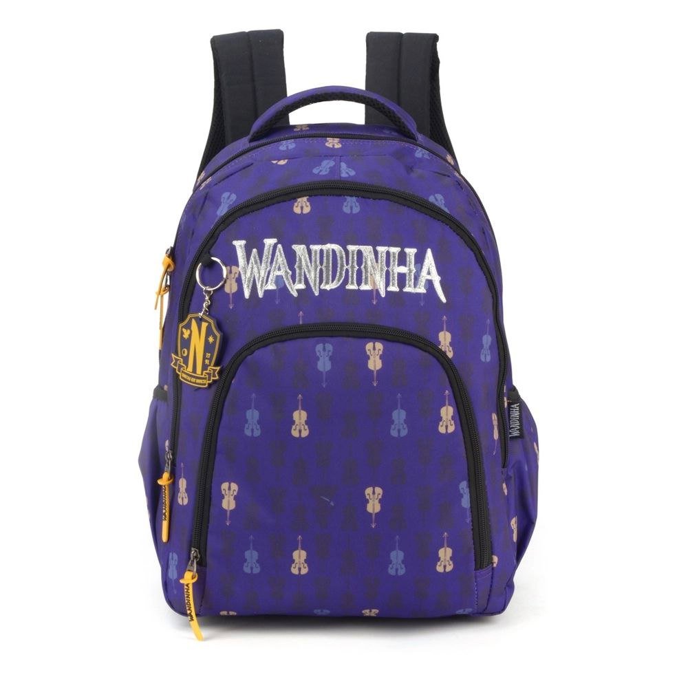 Mochila De Costas Wandinha Addams Luxcel Papelaria Pigmeu