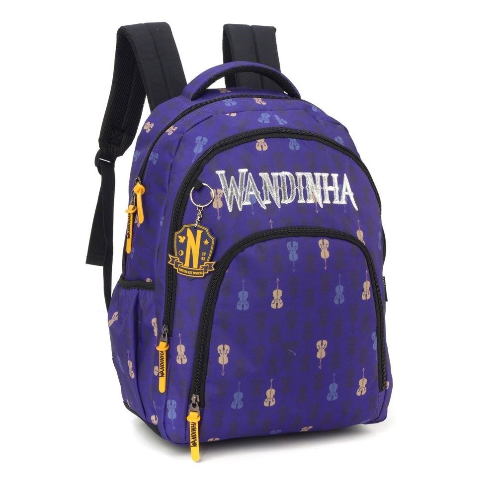 Mochila De Costas Wandinha Addams Luxcel Papelaria Pigmeu