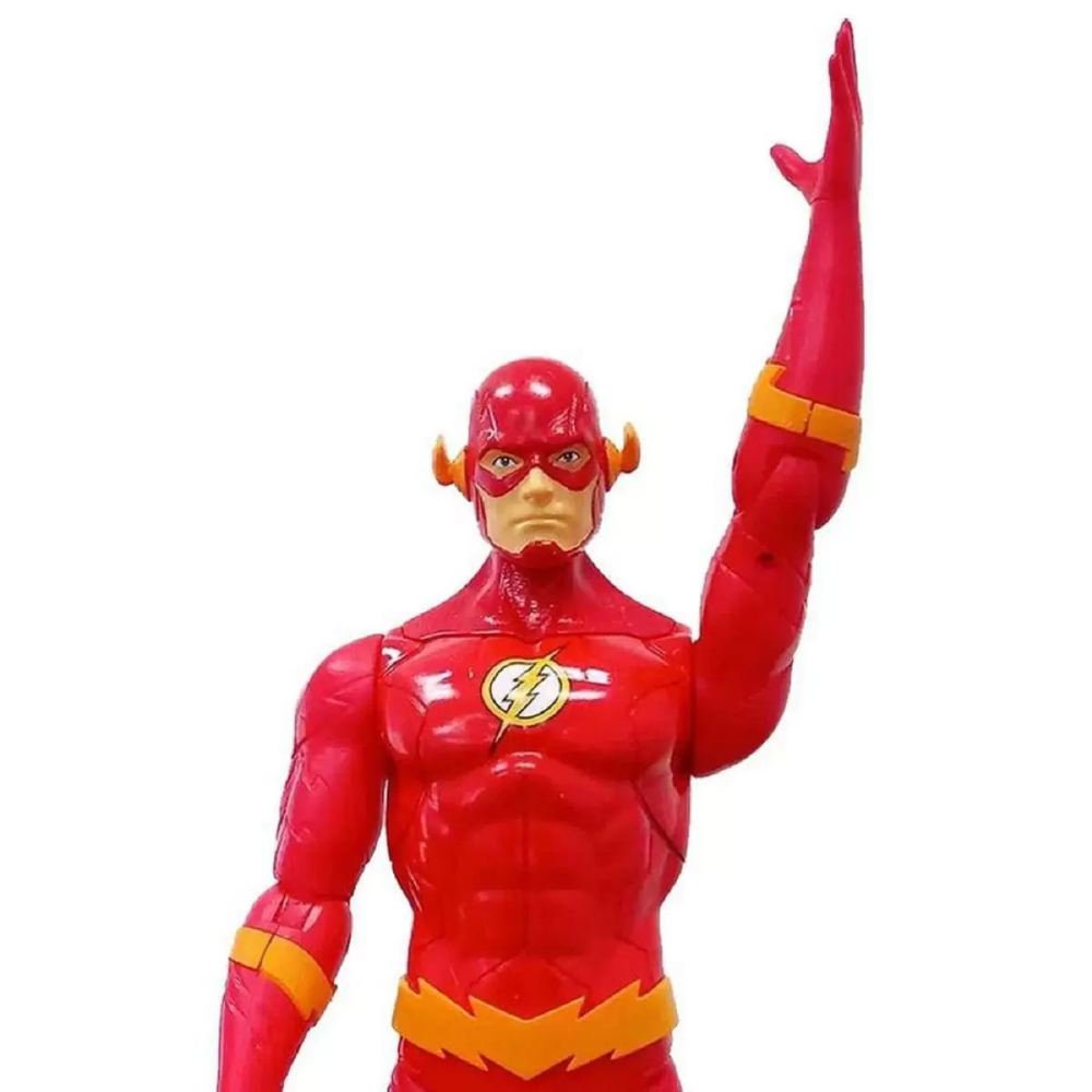 Boneco Flash Som Articulado Justice League Dc Candide Papelaria