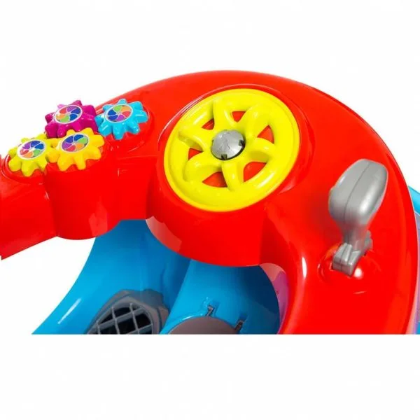 Carrinho de Passeio Infantil Fouks Fusca Azul Calesita 0998 - Imagem 4
