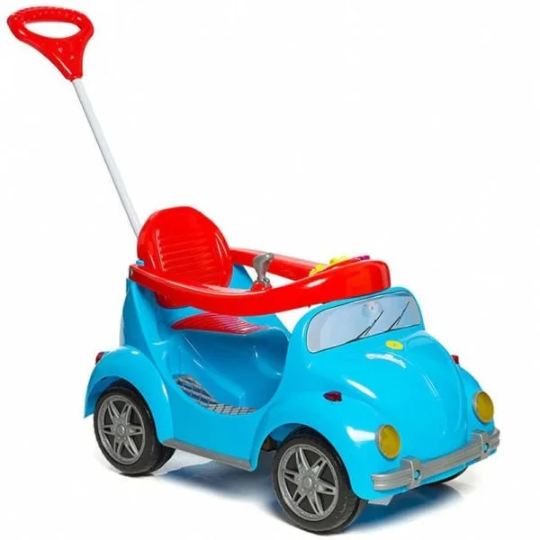 Carrinho de Passeio Infantil Fouks Fusca Azul Calesita 0998