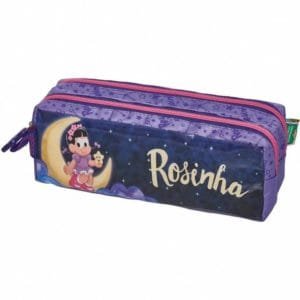 Estojo Infantil Duplo Simples Rosinha Noite Estrelada 934M17