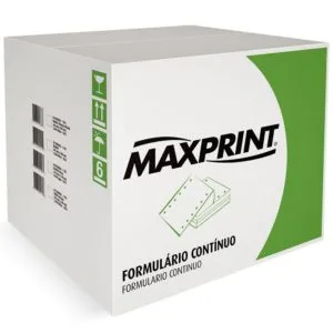 Formulário Continuo 240x280 2V Branco 1500 Folhas Maxprint