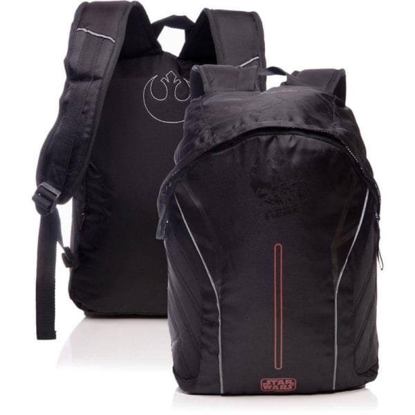 Mochila De Costas Juvenil Sestini Star Wars G 16t Preta Lisa