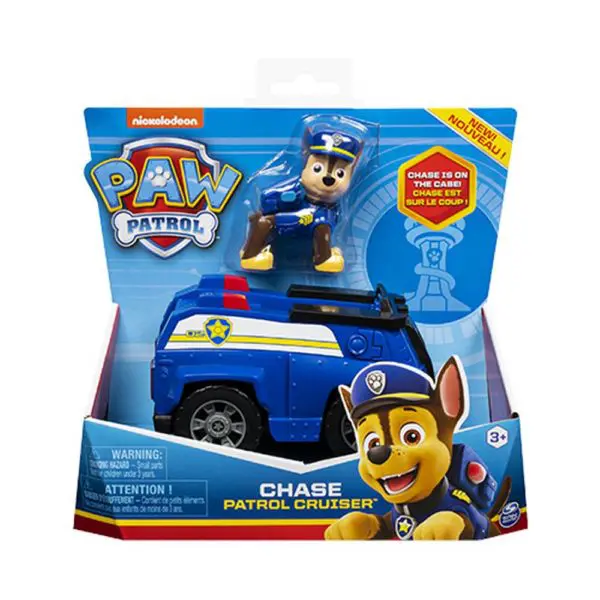 Mini Figura e Veiculo 11Cm Patrulha Canina Chase Cruiser - Imagem 3