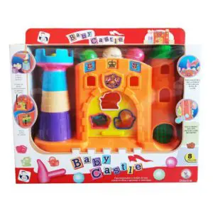 Brinquedo Para Bebe Castelo Didatico Educativo Com Bolinhas