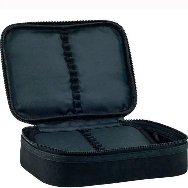 Estojo Box Tecido Academie Grande Preto Tilibra - Imagem 2