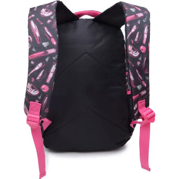 Mochila De Costas Escolar Mcqueen Lipstick Preto - Imagem 4