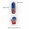 Kit Saco De Boxe Infantil Com Luva Infantil USA - Imagem 4