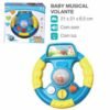 Brinquedo Para Bebe Volante Musical com Luz e Som Azul - Imagem 3