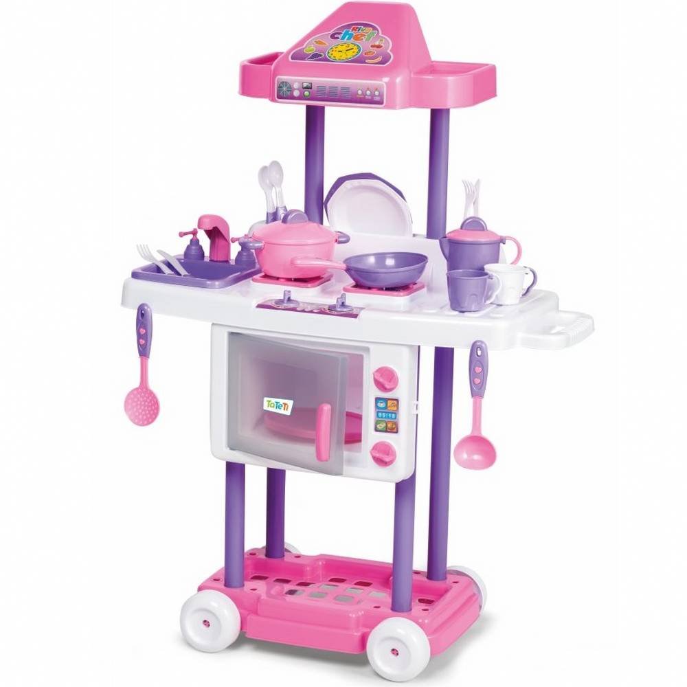 Kit Infantil Limpeza Completa Tateti Rosa - Bertolace Móveis e Eletro