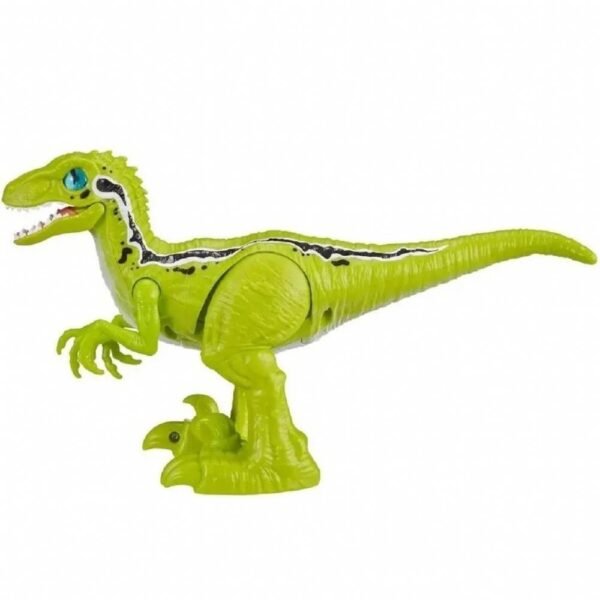 Robo Alive Dinossauro Rampaging Raptor Verde +Ovo Dino Slime - Image 3