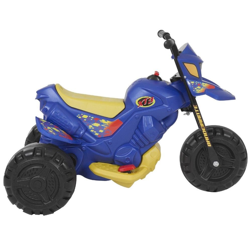 Moto eletrica xt3 infantil de 6v para meninas bandeirante em