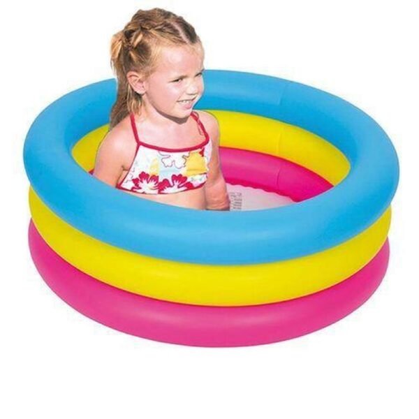 Piscina Inflavel Infantil 90 Litros Banheira 3Aneis Sun Way - Image 2