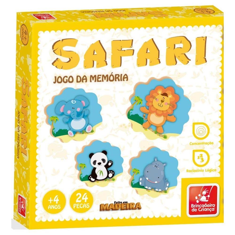 Jogo Da Memoria Infantil Em Madeira Educativo