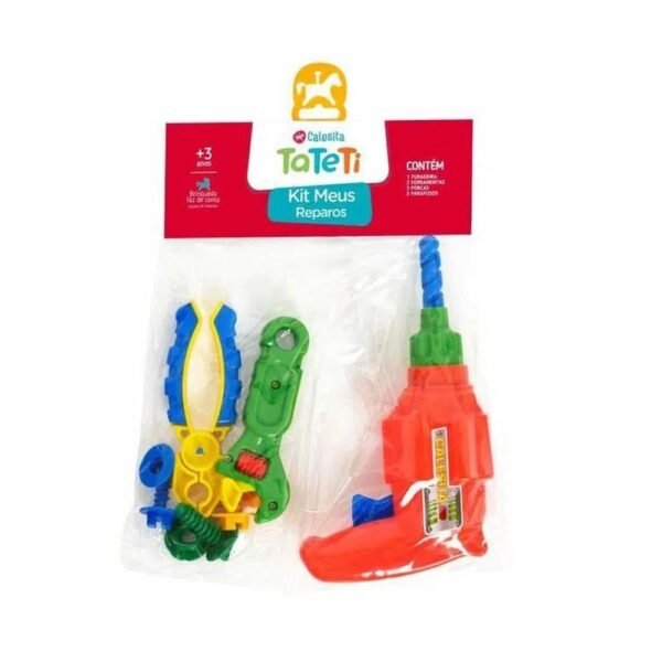 Kit de Ferramenta Infantil Meus Reparos 9 Pecas TaTeTi - Image 2