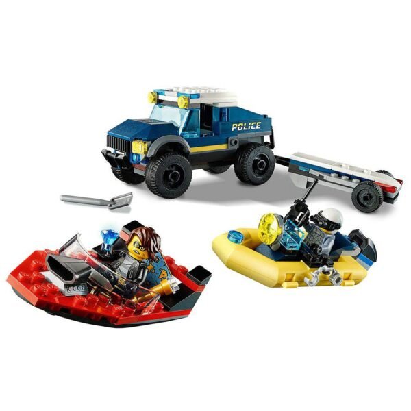 LEGO City Transporte de Barco da Policia Elite 60272 166 Pcs - Image 4