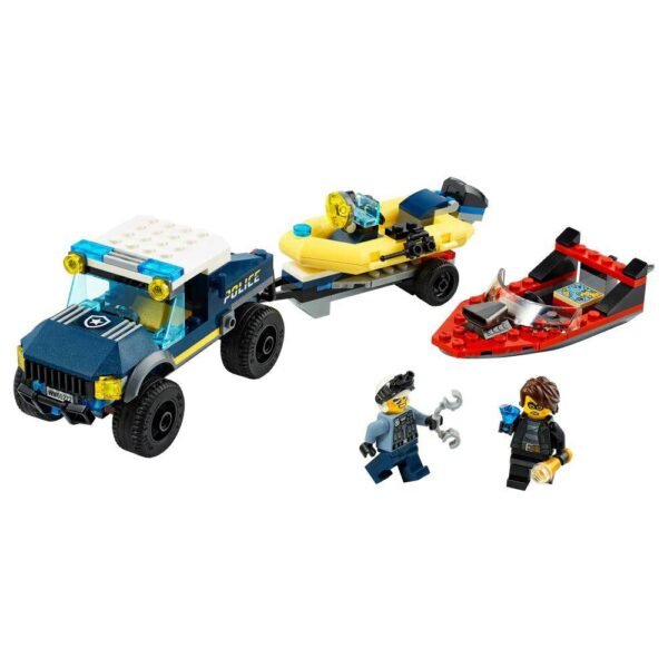 LEGO City Transporte de Barco da Policia Elite 60272 166 Pcs - Image 2