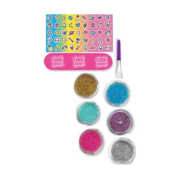 Kit de Manicure Go Glam Glitter Nails da Sunny 2134 - Image 3