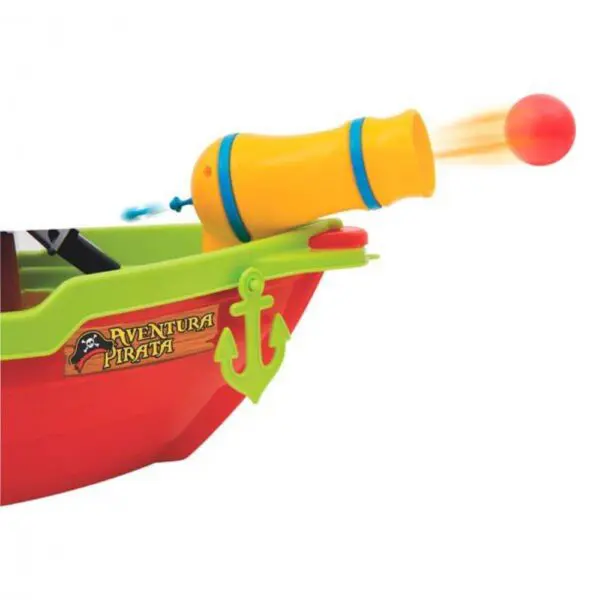 Brinquedo Barco Aventura Pirata 43 Cm Com Canhao Merco Toys - Image 3