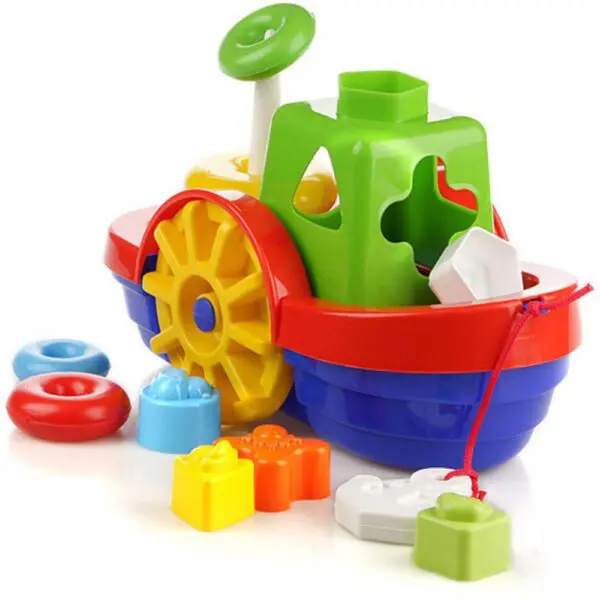 Brinquedo Educativo Barco Didatico Flutua na Agua Merco Toys - Imagem 2