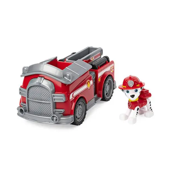 Mini Figura e Veiculo 11Cm Patrulha Canina Marshall Caminhao - Imagem 2