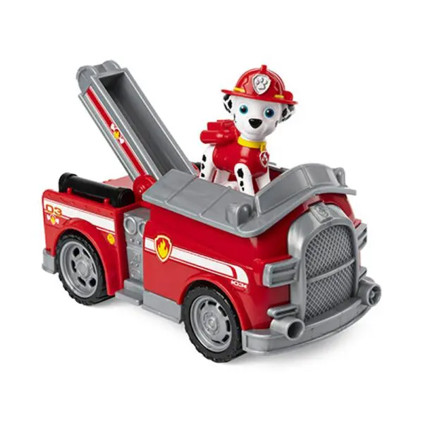 Mini Figura e Veiculo 11Cm Patrulha Canina Marshall Caminhao - Imagem 3
