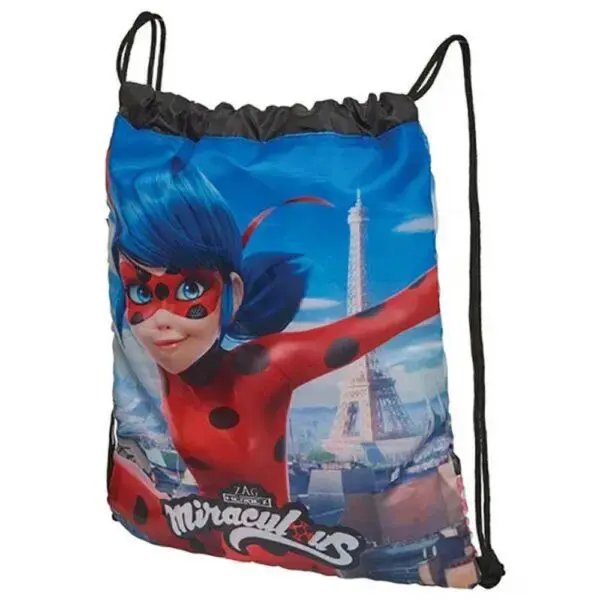 Mochila Bolsa Saco Miraculous Ladybug Voyage Pacific - Imagem 2