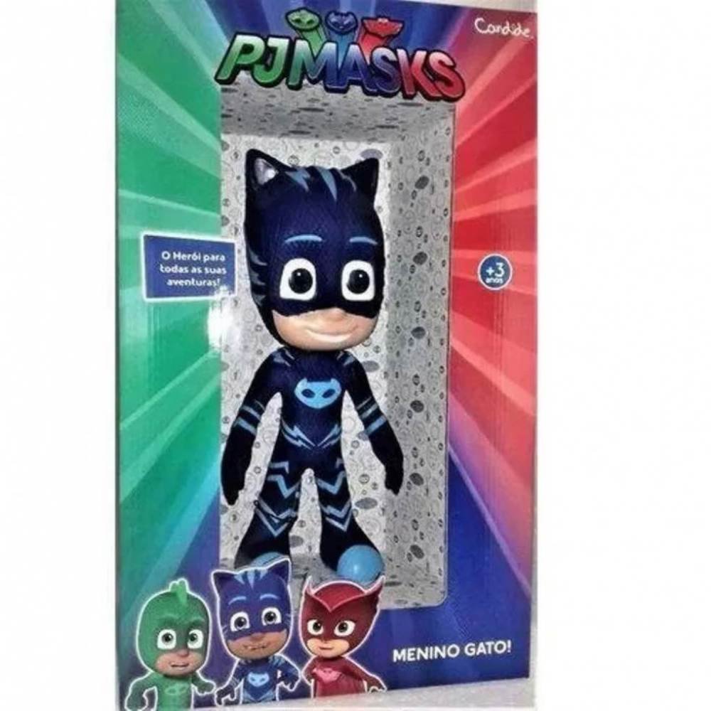 Boneco de Vinil Menino Gato PJ Masks - Bumerang Brinquedos