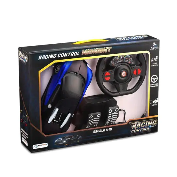 Carrinho de Controle Remoto Volante e Pedal Racing Control P - Imagem 2