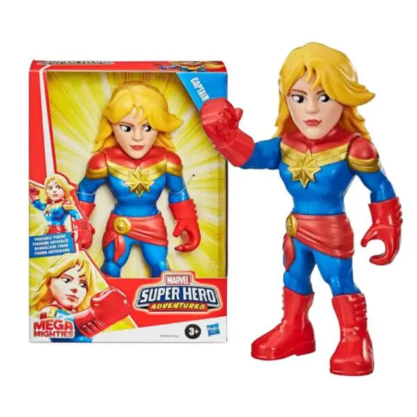 Boneco Capita Marvel Playskool Heroes Mega Mighties Hasbro - Imagem 3