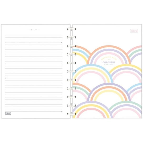 Caderno Universitario Tilidisco Happy 1M 80 Folhas Tilibra - Image 4