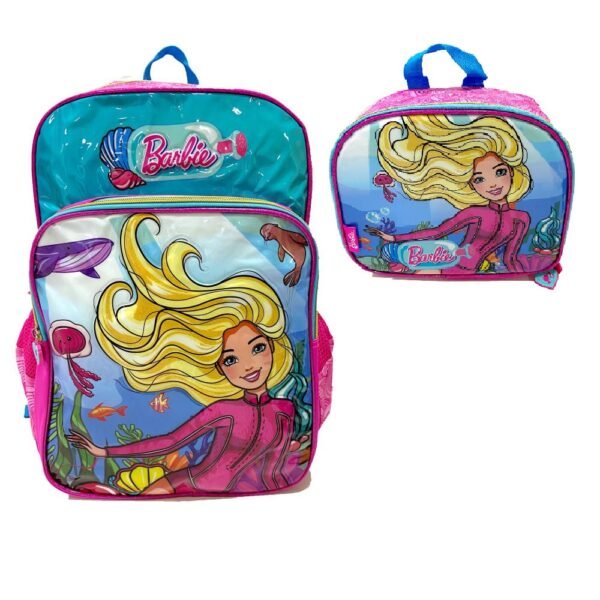 Kit Mochila De Costas Barbie Dreamtopia + Lancheira Ternica