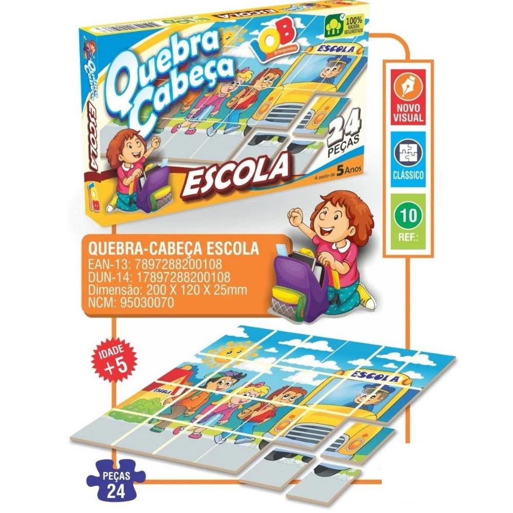 Quebra-Cabeça Infantil 100 Peças - Clear Embalagens