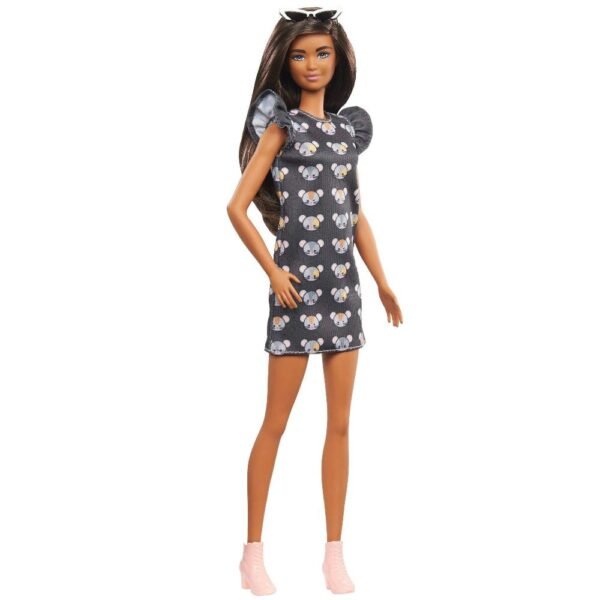 Boneca Barbie Fashionista Vestido Ratinho 140 Mattel - Image 2