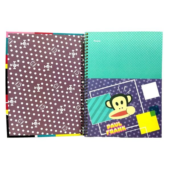 Caderno Universitario 1 Materia Paul Frank 96 Folhas Foroni - Image 2