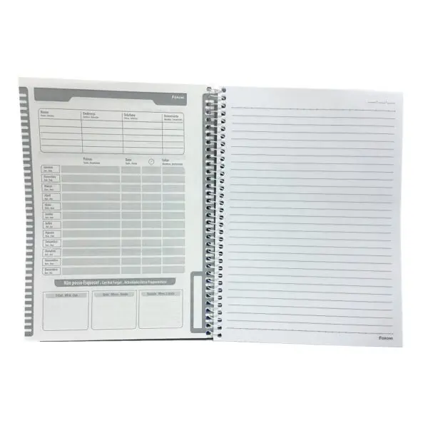 Caderno Universitario Authentic Games 1 Materia 80F Foroni - Imagem 4