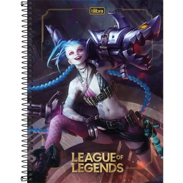 Caderno Universitario League of Legends 1 Materia 80FTilibra