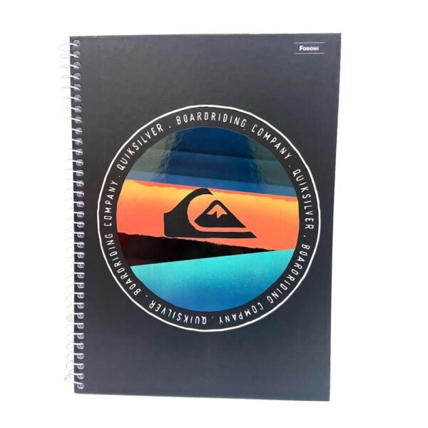 Caderno Universitario Quiksilver 1 Materia 96 Folhas Foroni