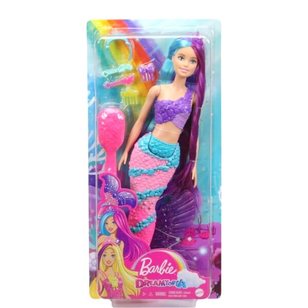 Boneca Barbie Sereia Penteados Fantasticos Dreamtopia Mattel - Image 4