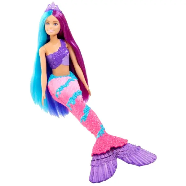 Boneca Barbie Sereia Penteados Fantasticos Dreamtopia Mattel - Image 2