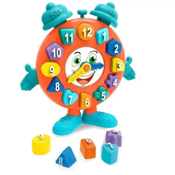 Brinquedo Educativo Relogio Ta Na Hora +18 Meses Tateti - Imagem 2