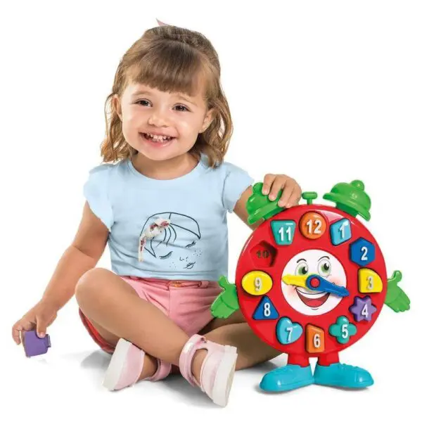 Brinquedo Educativo Relogio Ta Na Hora +18 Meses Tateti - Imagem 3