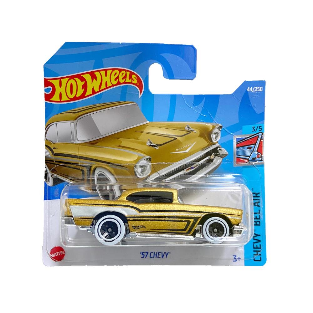 Carrinho Hot Wheels 57 Chevy Chevy Bel Air 3/5 Mattel – Papelaria Pigmeu