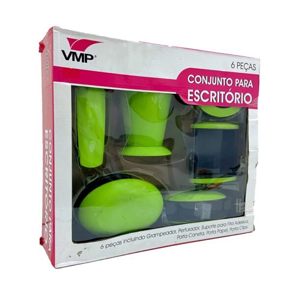 Conjunto Para Escritorio Com 6 Pecas Verde VMP