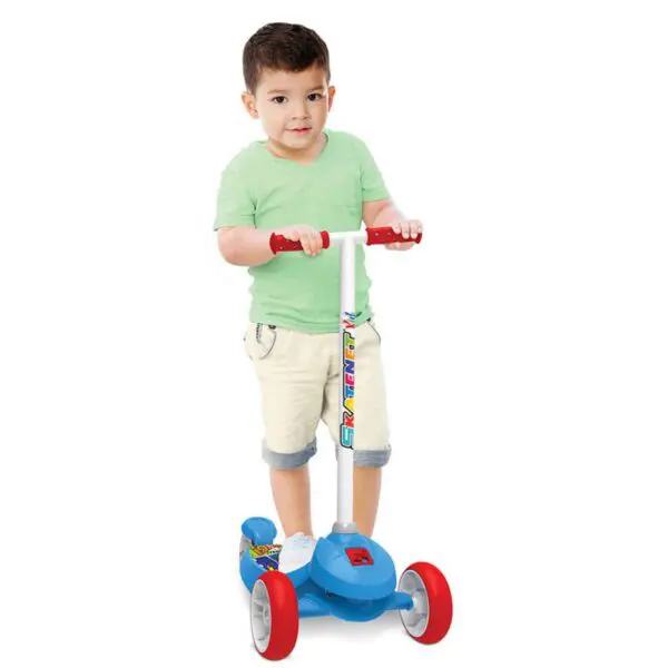 Patinete Skatenet Kid Azul Suporta 80kg Bandeirate - Imagem 2