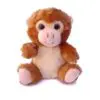 Pelucia Macaco Glitter Nos Olhos 20cm +3 Anos Fizzy