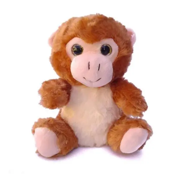 Pelucia Macaco Glitter Nos Olhos 20cm +3 Anos Fizzy