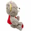 Pelucia Urso Castanho Roupa Vermelha 18cm +3 Anos Fizzy - Imagem 2