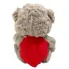 Pelucia Urso Castanho Roupa Vermelha 18cm +3 Anos Fizzy - Imagem 3